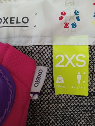 Protecciones Oxelo 2XS (3-7 años)