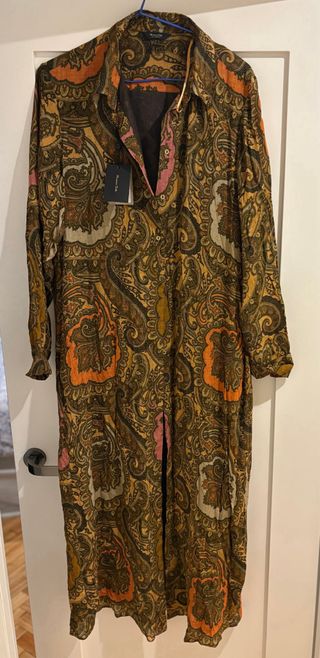 Vestido Massimo Dutti estampado paisley - M