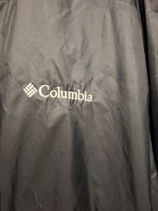 Chaqueta Columbia negra impermeable