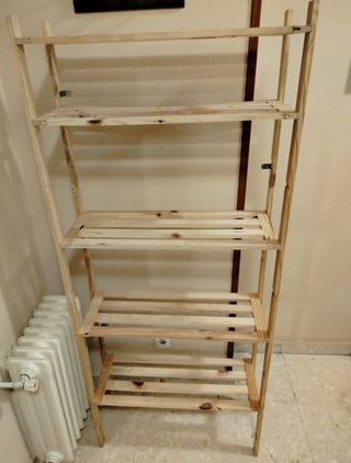 Estantería madera nueva