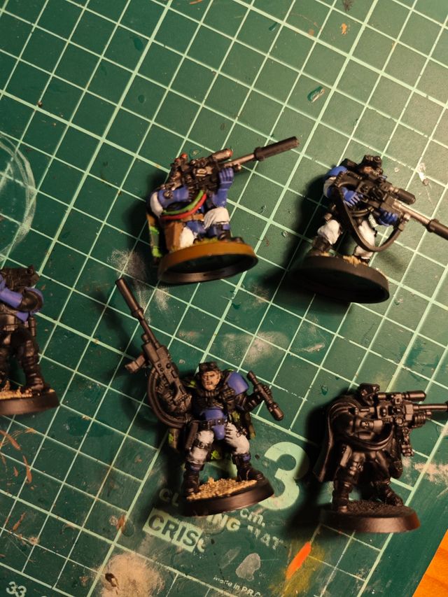 Warhammer 40k Space Marines scout francotiradores