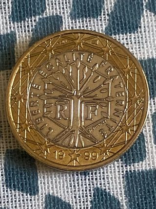 Moneta 1€ Francia 1999 Albero Vita