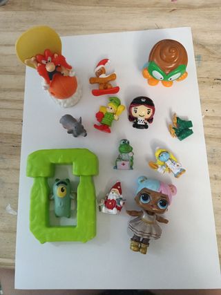 Lote de figuras de juguete