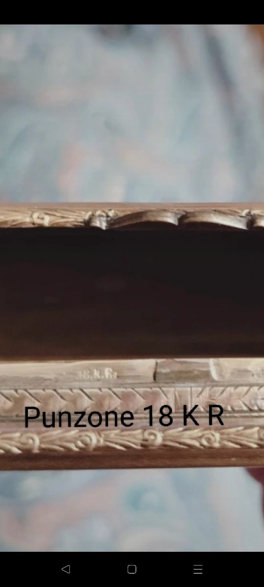 Porta Tabacco Placcato Oro 18k - R Vintage