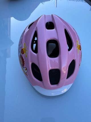 Casco bici infantil rosa niña dibujo.Nuevo