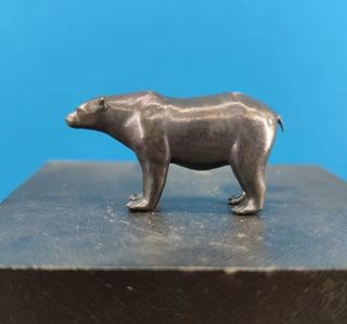 Fantástico Oso polar de latón pintado