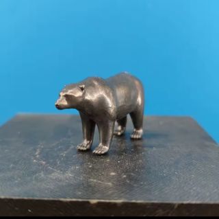 Fantástico Oso polar de latón pintado