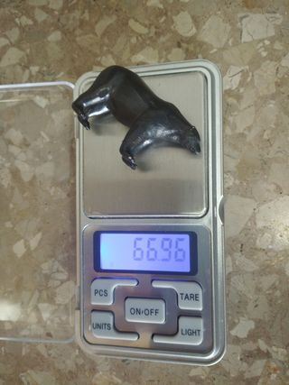 Fantástico Oso polar de latón pintado