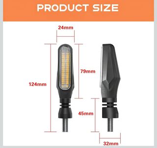 Intermitentes LED moto - 4 unidades