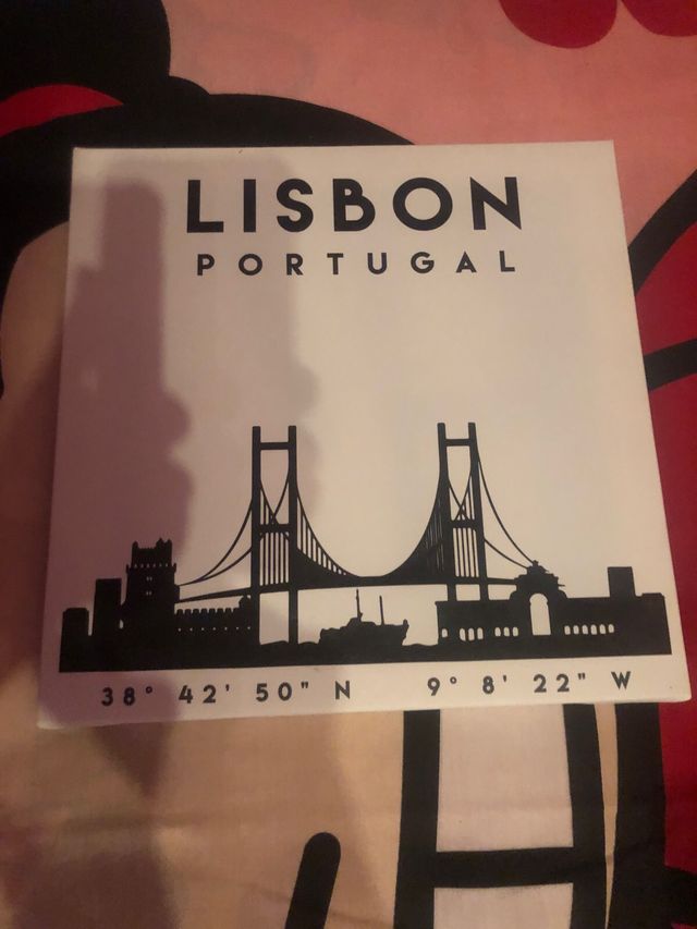 3 Cuadros Ciudades: Lisboa, Marsella, Bangkok