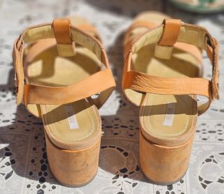 Sandali Geox marroni donna, tacco