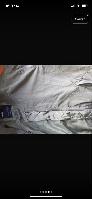 Chaqueta bomber verde oliva talla S