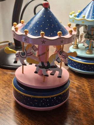 Collezione n. 8 giostre musicali vintage