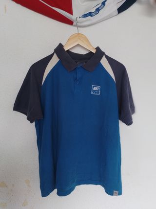Polo Nike Sportswear azul-gris