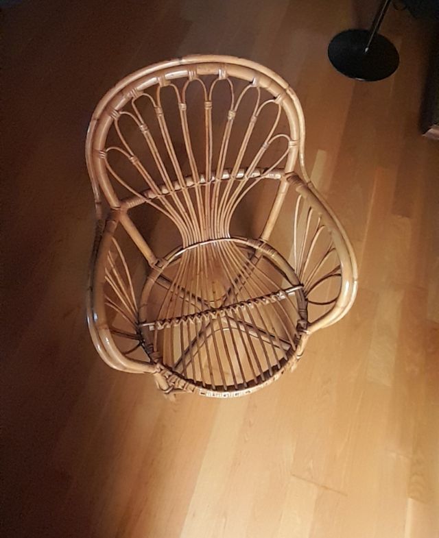 Silla Ratán Vintage