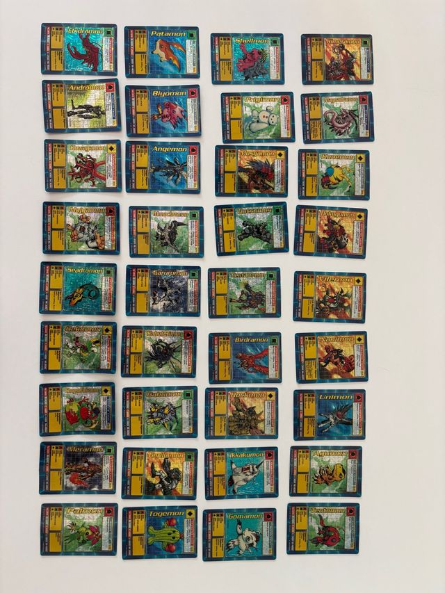 Cartas Digimon 1999 - 36 cartas