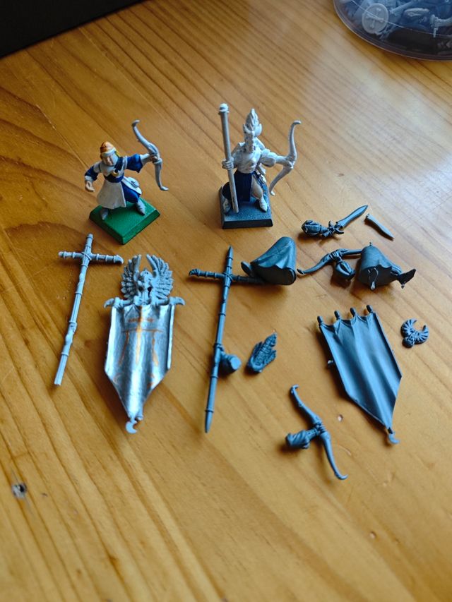 Arqueros chusta Altos Elfos Warhammer fantasy TOW