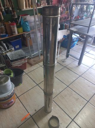 Tubo acero inoxidable 3 piezas