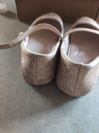 Manoletinas niña doradas nº 31