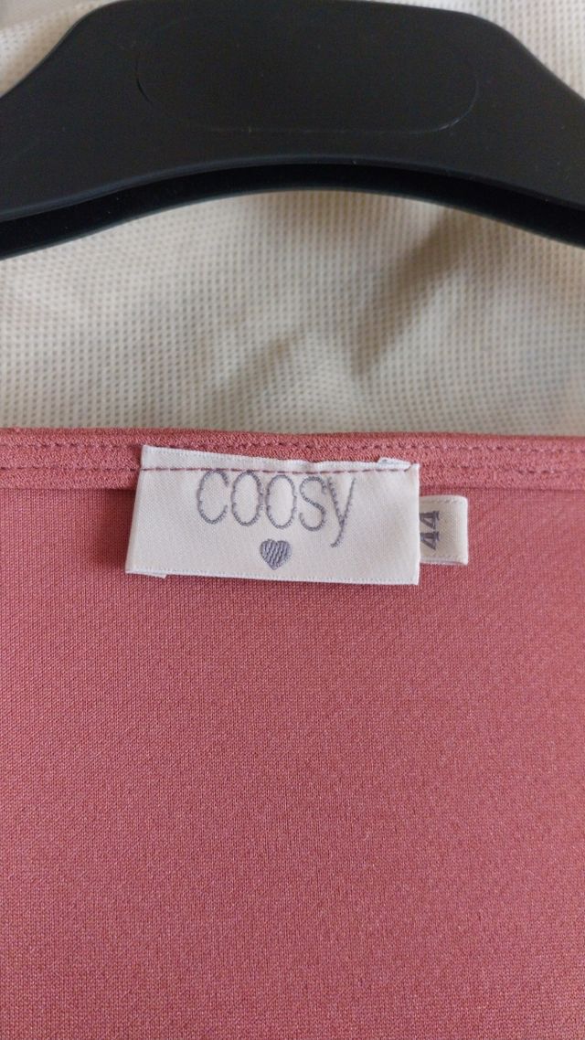 Vestido midi cóctel manga globo