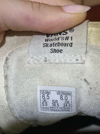 Vans negras con plataforma --> 38,5