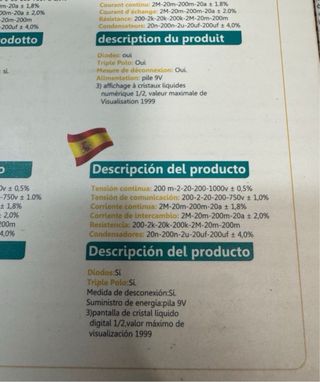 Multímetro Digital SD-868A. NUEVO