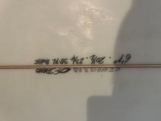 Tabla surf board Al Merrick 6'7 CI Rook 15