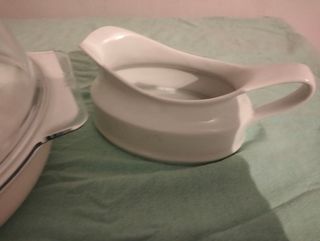 Pirofila con salsiera vintage