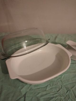 Pirofila con salsiera vintage