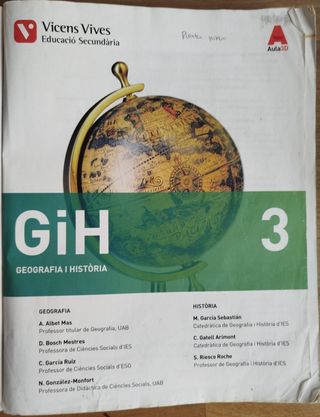GIH 3 (Geografia i Historia ESO ) Aula 3D