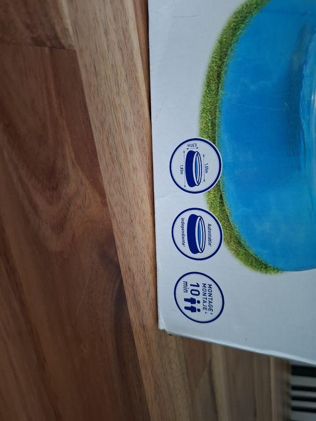 Piscina inflable transparente 183x51cm