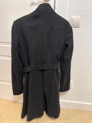 Gabardina mujer negra talla XS (34)