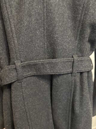 Gabardina mujer negra talla XS (34)