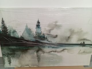 Cuadro grande paisaje  VENDO o CAMBIO x espejo