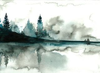 Cuadro grande paisaje  VENDO o CAMBIO x espejo