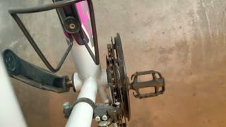 Bicicleta montaña 26" blanca Seminueva con regalo