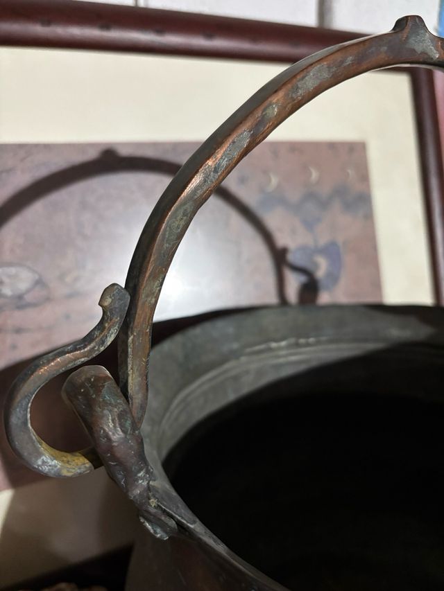 Caldera cobre antigua