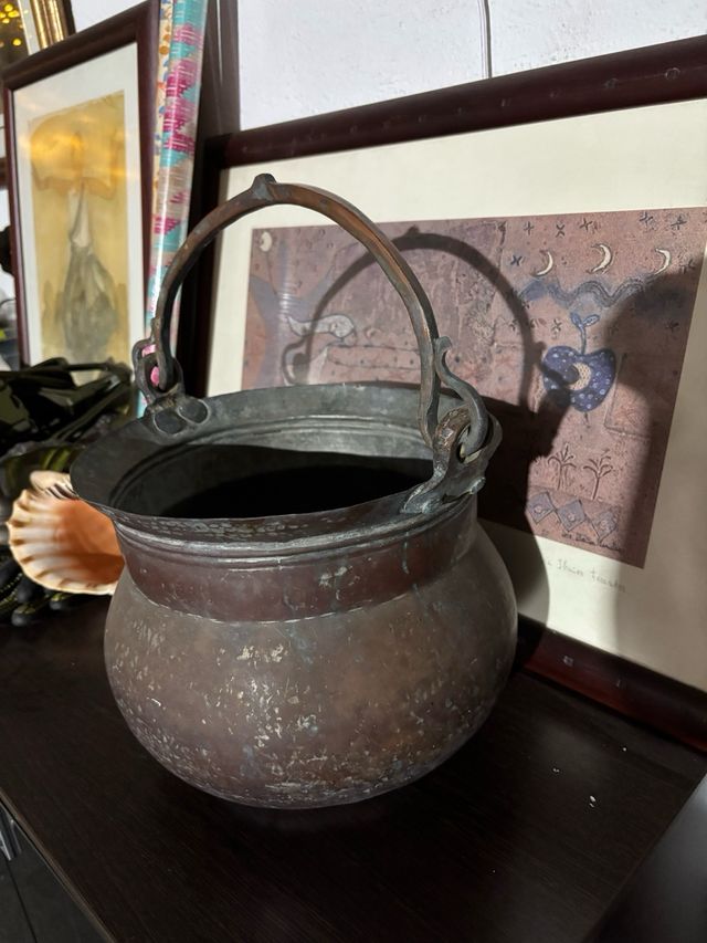 Caldera cobre antigua