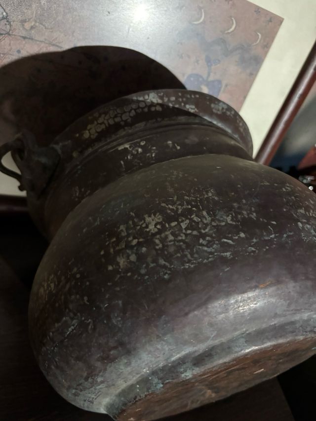 Caldera cobre antigua