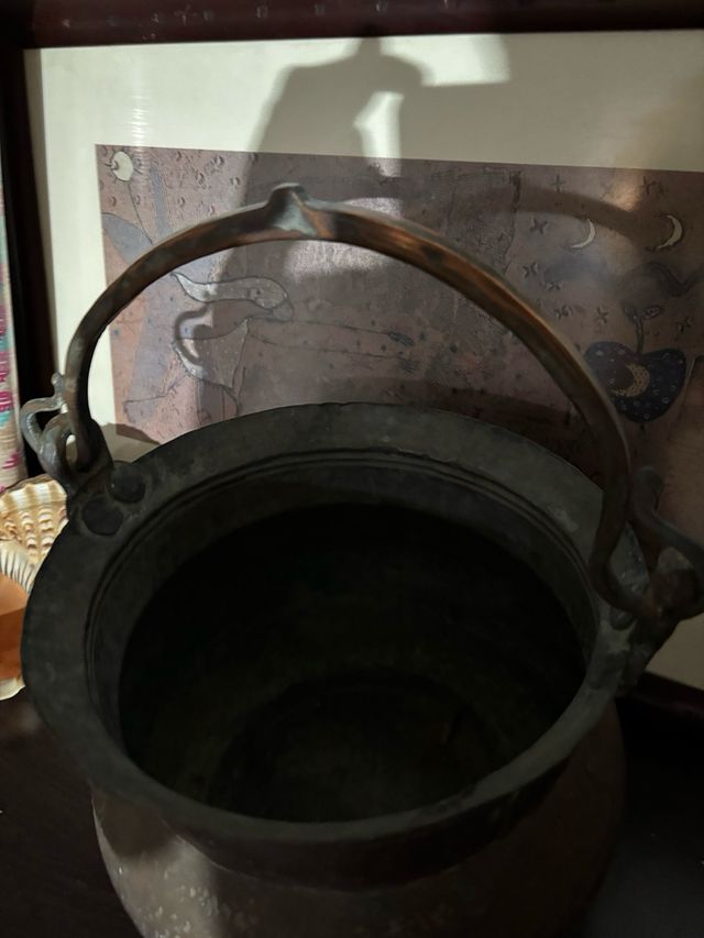 Caldera cobre antigua