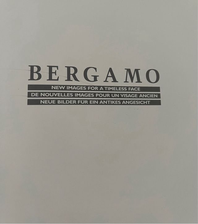 Libro Bérgamo. New images for a timeless face