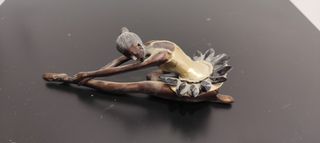 Figura bailarina bronce