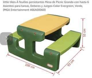 Mesa picnic Little Tikes infantil