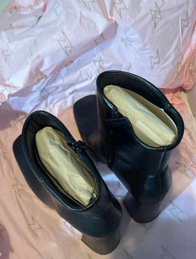 Botines Glowrias negros plataforma