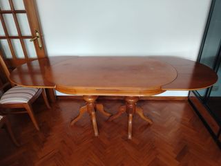 Mesa comedor madera + 4 sillas