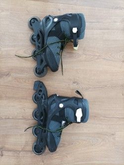 Patines línea nº 42 + bolsa + protecciones
