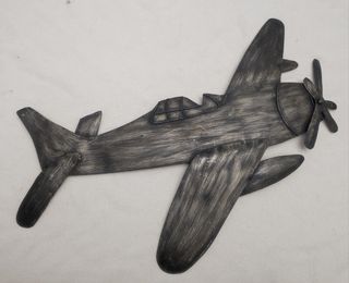 Avion metalico decorativo - Pared