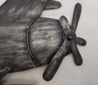 Avion metalico decorativo - Pared