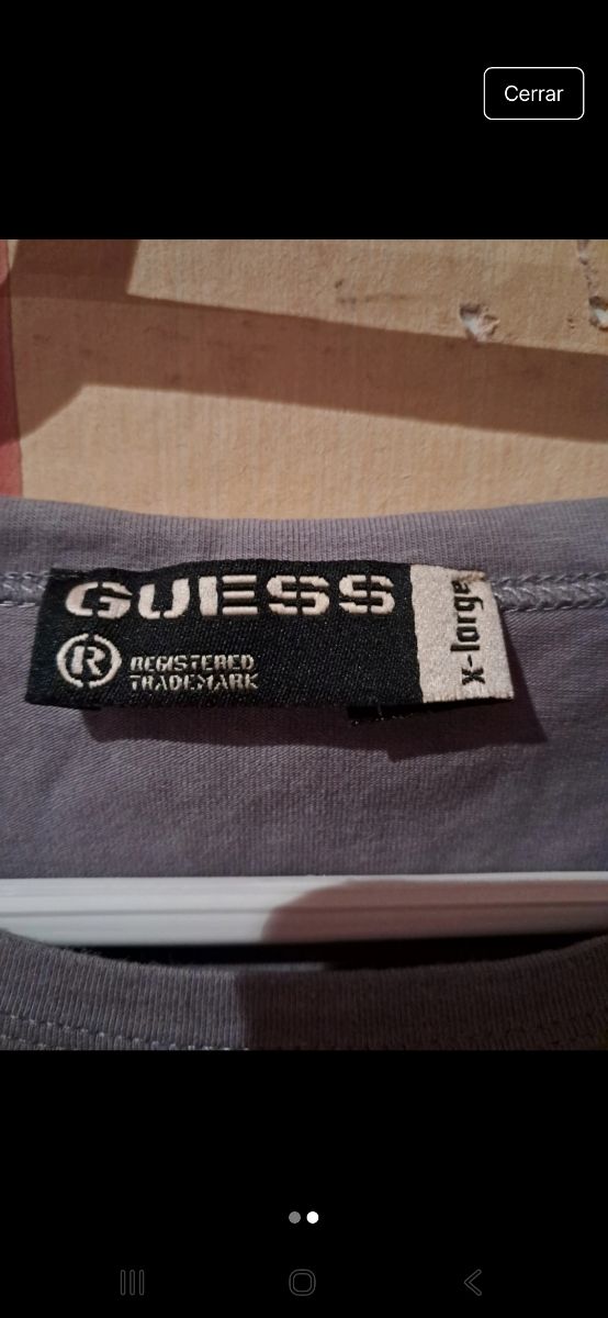 2 Camisetas Guess - Azul y Gris