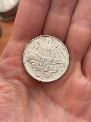 moneta 500 lire 1969 Italia Dante Alighieri